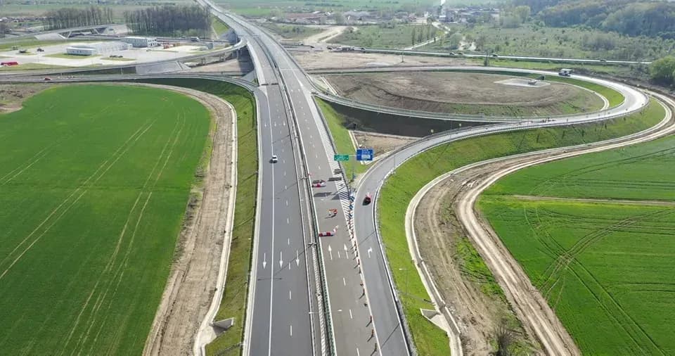 Traficul se deschide pe încă 13 kilometri din Autostrada Capitalei A0 Nord